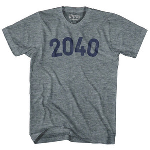 2040 Year Celebration Adult Tri-Blend T-shirt - Athletic Grey 2040 Year Celebration Adult Tri-Blend T-shirt - Athletic Grey