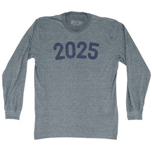 2025 Year Celebration Adult Tri-Blend Long Sleeve T-shirt - Athletic Grey 2025 Year Celebration Adult Tri-Blend Long Sleeve T-shirt - Athletic Grey
