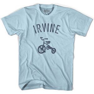 Irvine City Tricycle Adult Cotton T-shirt - Light Blue