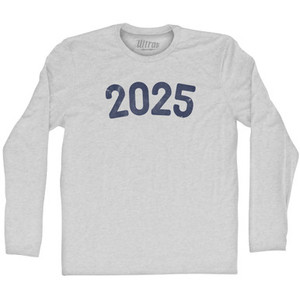 2025 Year Celebration Adult Cotton Long Sleeve T-shirt - Grey Heather 2025 Year Celebration Adult Cotton Long Sleeve T-shirt - Grey Heather