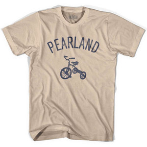 Pearland City Tricycle Adult Cotton T-shirt - Creme Pearland City Tricycle Adult Cotton T-shirt - Creme