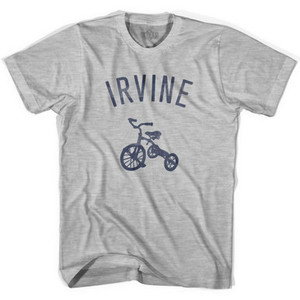 Irvine City Tricycle Adult Cotton T-shirt - Grey Heather Irvine City Tricycle Adult Cotton T-shirt - Grey Heather