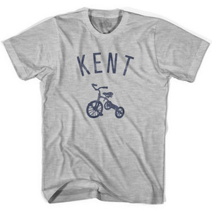 Kent City Tricycle Adult Cotton T-shirt - Grey Heather Kent City Tricycle Adult Cotton T-shirt - Grey Heather