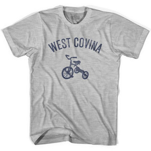 West Covina City Tricycle Adult Cotton T-shirt - Grey Heather West Covina City Tricycle Adult Cotton T-shirt - Grey Heather