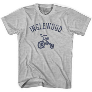 Inglewood City Tricycle Adult Cotton T-shirt - Grey Heather Inglewood City Tricycle Adult Cotton T-shirt - Grey Heather