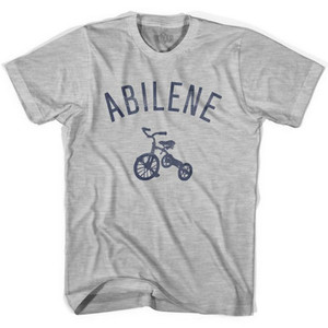 Abilene Tricycle Adult Cotton T-shirt - Grey Heather Abilene Tricycle Adult Cotton T-shirt - Grey Heather