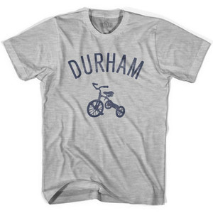 Durham City Tricycle Adult Cotton T-shirt - Grey Heather Durham City Tricycle Adult Cotton T-shirt - Grey Heather
