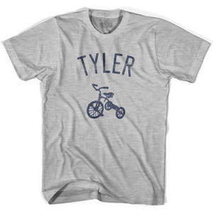 Tyler City Tricycle Adult Cotton T-shirt - Grey Heather Tyler City Tricycle Adult Cotton T-shirt - Grey Heather