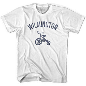 Wilmington City Tricycle Adult Cotton T-shirt - White
