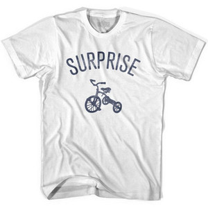 Surprise City Tricycle Adult Cotton T-shirt - White Surprise City Tricycle Adult Cotton T-shirt - White