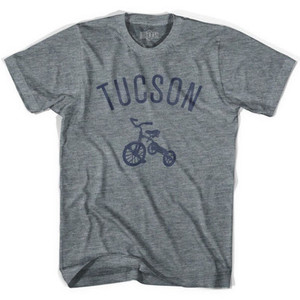 Tucson City Tricycle Adult Tri-Blend T-shirt - Athletic Grey Tucson City Tricycle Adult Tri-Blend T-shirt - Athletic Grey