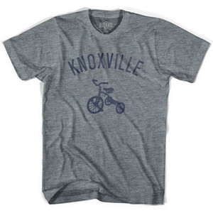 Knoxville City Tricycle Adult Tri-Blend T-shirt - Athletic Grey Knoxville City Tricycle Adult Tri-Blend T-shirt - Athletic Grey