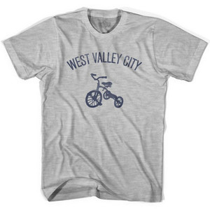 West Valley City Tricycle Adult Cotton T-shirt - Grey Heather West Valley City Tricycle Adult Cotton T-shirt - Grey Heather