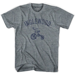 Inglewood City Tricycle Adult Tri-Blend T-shirt - Athletic Grey Inglewood City Tricycle Adult Tri-Blend T-shirt - Athletic Grey