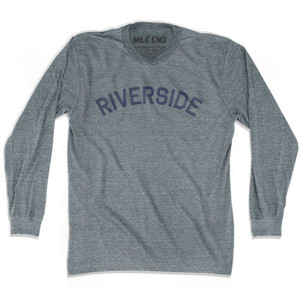 Riverside Vintage T-shirt Long Sleeve - Athletic Grey