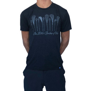 Little Brother of War Lacrosse Sticks Vintage T-shirt - Black Little Brother of War Lacrosse Sticks Vintage T-shirt - Black