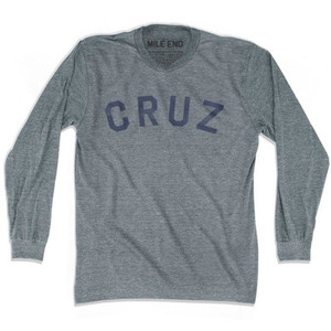 Cruz Vintage T-shirt Long Sleeve - Athletic Grey