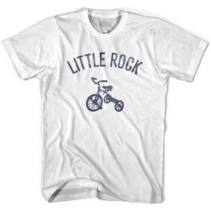 Little Rock City Tricycle Womens Cotton T-shirt - White Little Rock City Tricycle Womens Cotton T-shirt - White