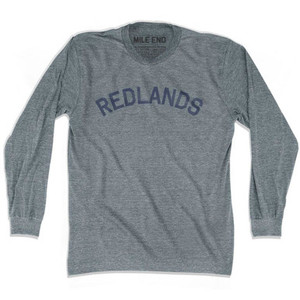 Redlands Vintage T-shirt Long Sleeve - Athletic Grey