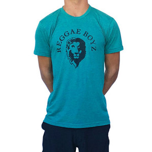 Jamaica Lion Reggae Boyz Evergreen Soccer T-shirt - Evergreen Jamaica Lion Reggae Boyz Evergreen Soccer T-shirt - Evergreen