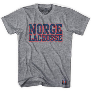 Norway Lacrosse Nation T-shirt - Athletic Grey