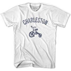 Charleston City Tricycle Youth Cotton T-shirt - White