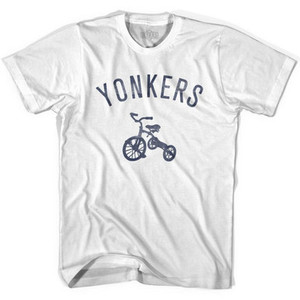 Yonkers City Tricycle Youth Cotton T-shirt - White