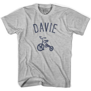 Davie City Tricycle Womens Cotton T-shirt - Grey Heather Davie City Tricycle Womens Cotton T-shirt - Grey Heather