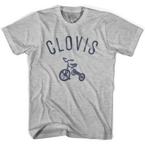 Clovis Tricycle Womens Cotton T-shirt - Grey Heather Clovis Tricycle Womens Cotton T-shirt - Grey Heather