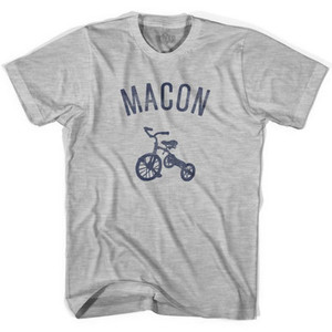 Macon City Tricycle Youth Cotton T-shirt - Grey Heather Macon City Tricycle Youth Cotton T-shirt - Grey Heather