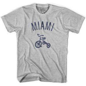 Miami City Tricycle Youth Cotton T-shirt - Grey Heather Miami City Tricycle Youth Cotton T-shirt - Grey Heather