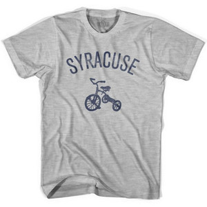 Syracuse City Tricycle Youth Cotton T-shirt - Grey Heather