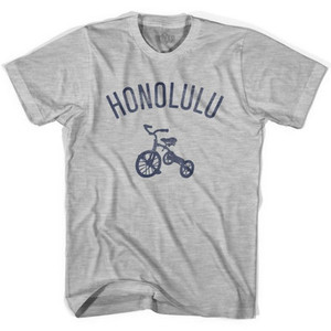 Honolulu City Tricycle Youth Cotton T-shirt - Grey Heather