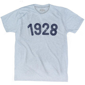 1928 Year Celebration Adult Tri-Blend T-shirt - Athletic White 1928 Year Celebration Adult Tri-Blend T-shirt - Athletic White
