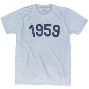 1959 Year Celebration Adult Tri-Blend T-shirt - Athletic White 1959 Year Celebration Adult Tri-Blend T-shirt - Athletic White