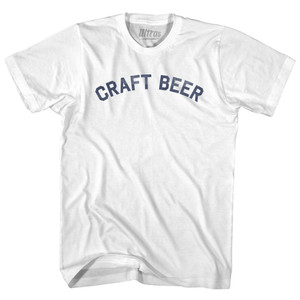 Craft Beer Womens Cotton Junior Cut T-Shirt - White