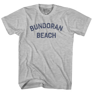Bundoran Beach Womens Cotton Junior Cut T-Shirt - Grey Heather
