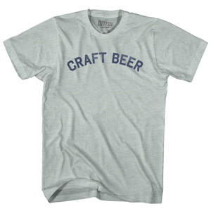 Craft Beer Adult Tri-Blend T-shirt - Athletic Cool Grey