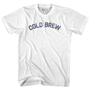 Cold Brew Adult Cotton T-shirt - White