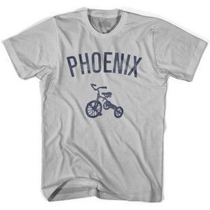 Phoenix City Tricycle Adult Cotton T-shirt - Cool Grey Phoenix City Tricycle Adult Cotton T-shirt - Cool Grey