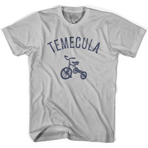 Temecula City Tricycle Adult Cotton T-shirt - Cool Grey