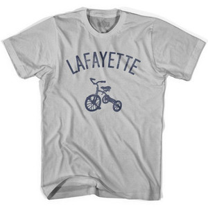 Lafayette City Tricycle Adult Cotton T-shirt - Cool Grey Lafayette City Tricycle Adult Cotton T-shirt - Cool Grey