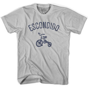 Escondido City Tricycle Adult Cotton T-shirt - Cool Grey