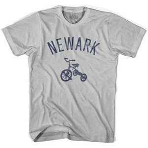 Newark City Tricycle Adult Cotton T-shirt - Cool Grey Newark City Tricycle Adult Cotton T-shirt - Cool Grey