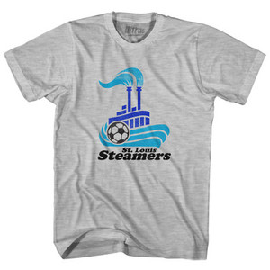 St Louis Steamers Womens Cotton Junior Cut T-Shirt - Grey Heather St Louis Steamers Womens Cotton Junior Cut T-Shirt - Grey Heather