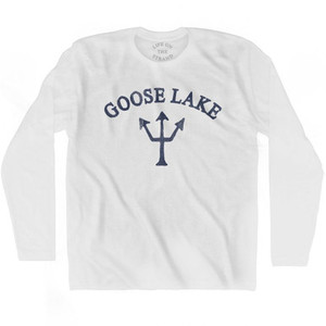 Alaska Goose Lake Trident Adult Cotton Long Sleeve by Life On the Strand