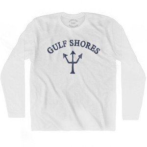 Alabama Gulf Shores Trident Adult Cotton Long Sleeve by Life On the Strand Alabama Gulf Shores Trident Adult Cotton Long Sleeve by Life On the Strand