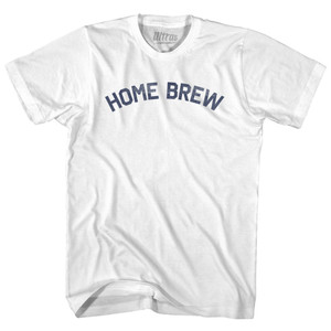 Home Brew Adult Cotton T-shirt - White