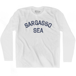 Sargasso Sea Adult Cotton Long Sleeve T-Shirt by Ultras