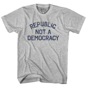 Republic Not A Democracy Womens Cotton Junior Cut T-Shirt by Ultras Republic Not A Democracy Womens Cotton Junior Cut T-Shirt by Ultras
